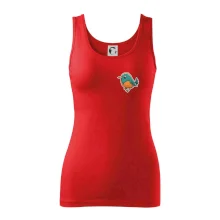 Vtáčik kreslený na prsníku