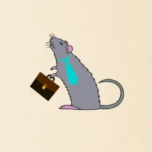 Krysa kancelářská barevná (Moňas)