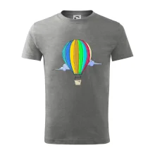 Teplovzdušný balón v oblakoch