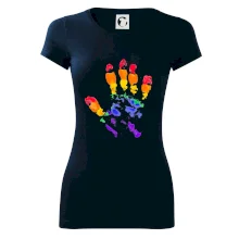 LGBT hand print