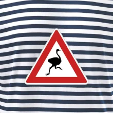Dopravná značka - Pozor pštros