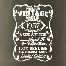 Vintage Etiketa - 1957