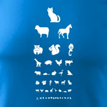 Očný test zvieratká Očný test zvieratká