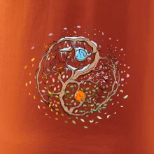 Yin & Yang strom - zima, leto