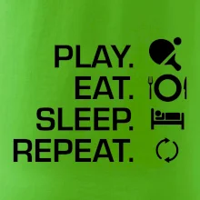 Stolný tenis - eat sleep