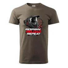 Paintballová maska – Respawn, Reload, Repeat