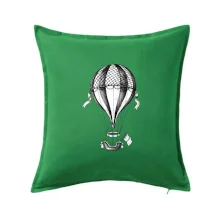 Teplovzdušný balón kreslený