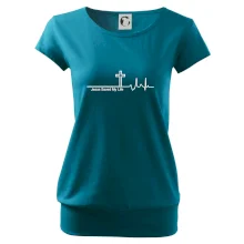 Jesus Saved My Life kríž ekg Jesus Saved My Life kríž ekg
