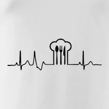 EKG kuchár čiapky a príbory