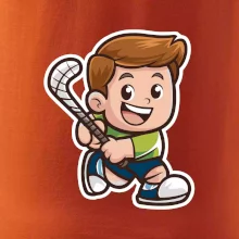 Ikona pozemný hokej chlapec