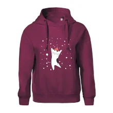 Veselá mačka v zimnej čiapke Veselá mačka v zimnej čiapke