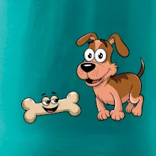 Parové tričko - Pes a kosť