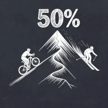 Narodeniny cyklista a lyžiar 50