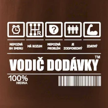Čiarový kód - Vodič dodávky