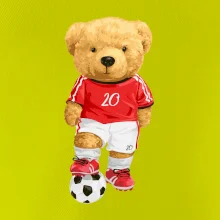 Futbalista medvedík číslo