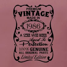 Vintage Etiketa - 1986