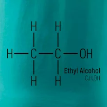 Molekulárna štruktúra Etanol