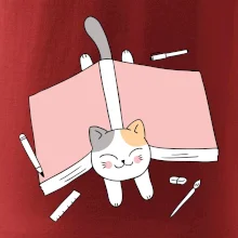 Učenie na štátnice mačka