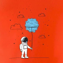Astronaut s balónikom Astronaut s balónikom