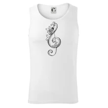 Husľový kľúč kvety Husľový kľúč kvety