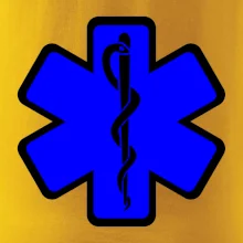 Rescue - Hviezda na prsníku + nápis na chrbte Rescue - Hviezda na prsníku + nápis na chrbte