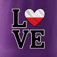 Love Poľská vlajka