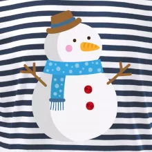 Snehuliak so šálom