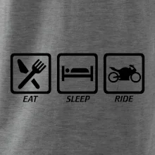 Eat sleep ride - cesta