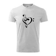 Husľový kľúč srdce