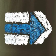 Párová turistická značka modrá