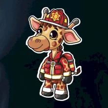 Malý hasič - žirafa