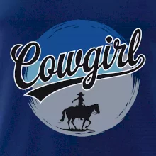 Cowgirl modrý pruh