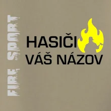 Hasiči - Váš názov - FLUO + Reflexná potlač
