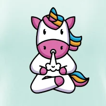 Yoga fučiaci jednorožec