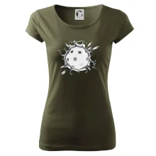 Florbal lopta v triku Florbal lopta v triku