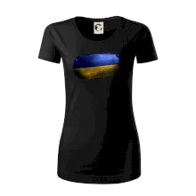 Ukrajina vlajka kreslená štetcom