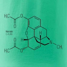 Molekulárna štruktúra Heroín