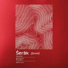 Šerák - vrstevnice v obdĺžniku