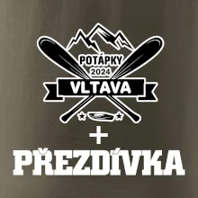 K vode - pádla hory (vlastný nápis)