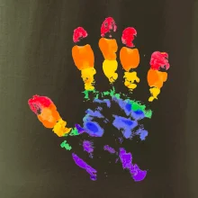 LGBT hand print