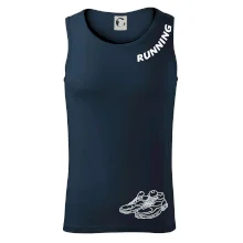 Running nápis šikmo