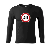 Dopravná značka - obmedzenie rýchlosti 40 Dopravná značka - obmedzenie rýchlosti 40