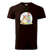 Veľkonočný zajačik tulipány