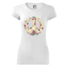 Peace symbol pieskový