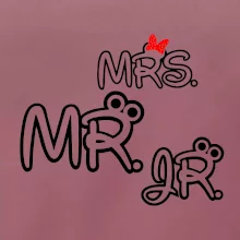 Mr, Mrs a Jr rodinná trička