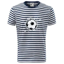 Futbalová lopta v triku Futbalová lopta v triku