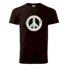 Peace and love symbol