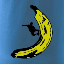 Skateboardista na banánu