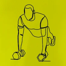 Tréner fitness jedným ťahom