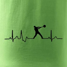 EKG hod kladivom muž